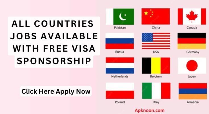 Jobs In UK USA Canada Germany & Eroupe Countries